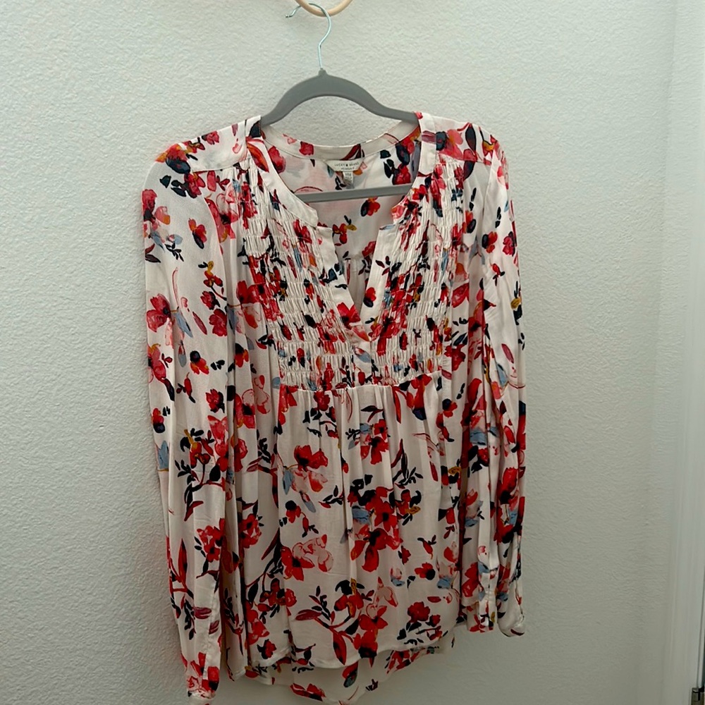 Lucky Brand Blouse Size Med